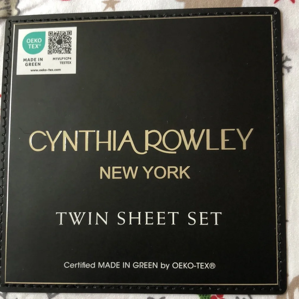 Cynthia Rowley Christmas BEACH Sheet Set - TWIN